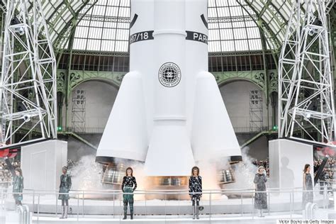 chanel rocket show|chanel explodes into space 2017.